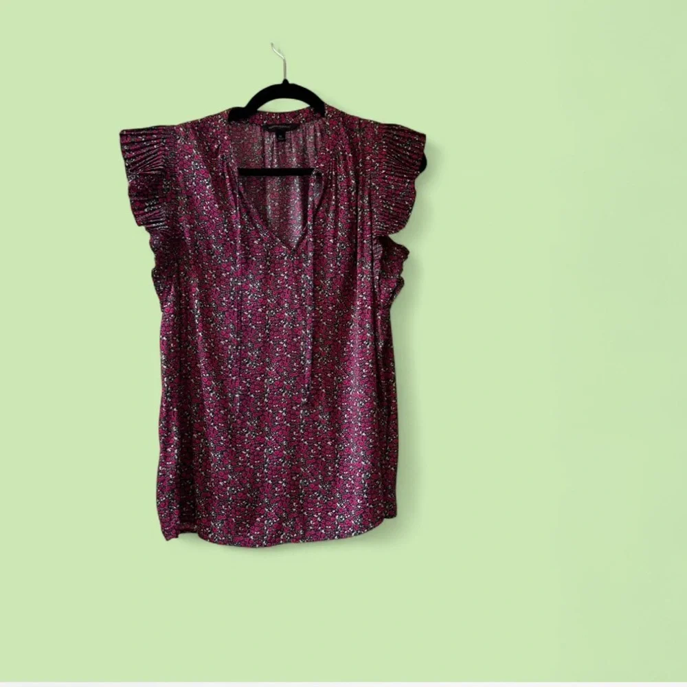 Banana Republic Pink Floral Blouse - Picture 5 of 5